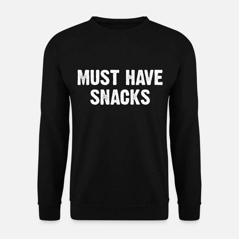 Must Have Snacks - Unisex Sweatshirt - black