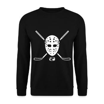 Masque de hockey sur glace - Sweat-shirt Unisexe - noir - Devant - Alina (178cm) & Michal (187cm)