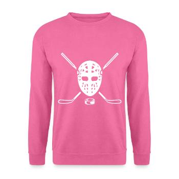 Masque de hockey sur glace - Sweat-shirt Unisexe - rose - Devant