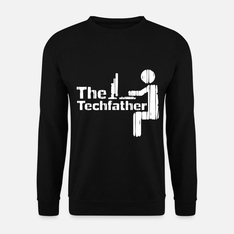Papa informatique - Sweat-shirt Unisexe - noir