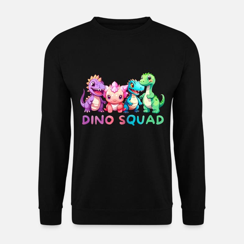 4 Buddys - The Dino Squad - Unisex Sweatshirt - black
