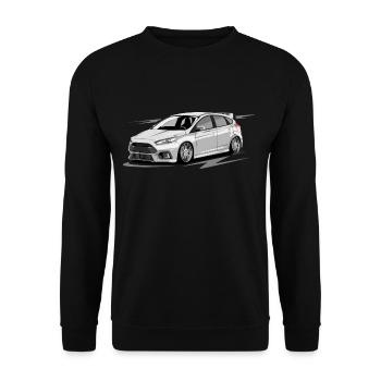 Focus MK3 RS without driver - Unisex Sweatshirt - black - Front - Alina (178cm) & Michal (187cm)
