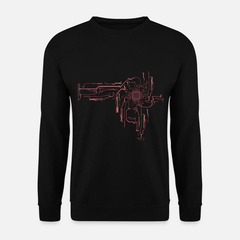 Printed circuit board - Unisex Sweatshirt - black