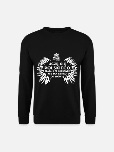 learning Polish - Unisex Sweatshirt - black