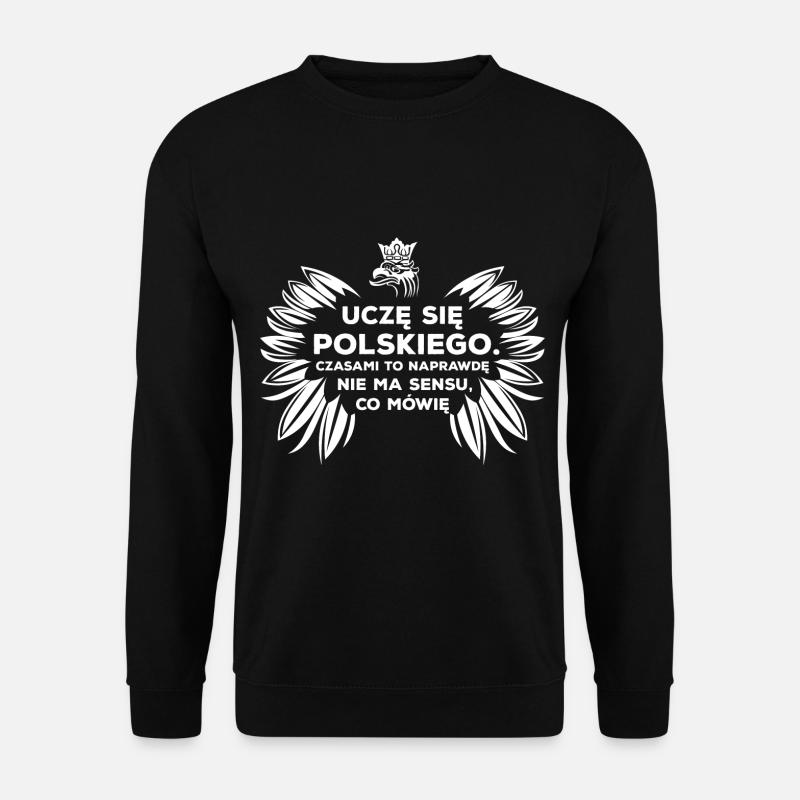 learning Polish - Unisex Sweatshirt - black
