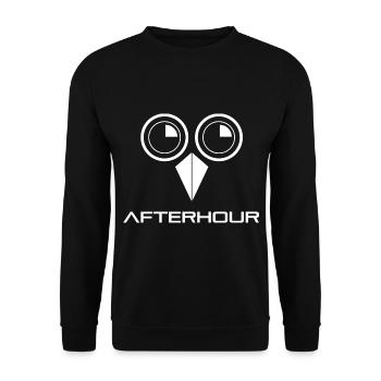 Afterhour - Unisex Sweatshirt - black - Front - Alina (178cm) & Michal (187cm)
