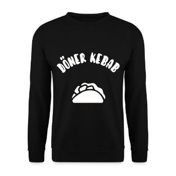 Doner kebab - Sweat-shirt Unisexe - noir - Devant - Alina (178cm) & Michal (187cm)