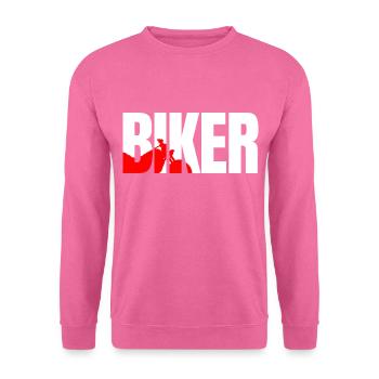 Biker - Unisex Pullover - Pink - Vorne