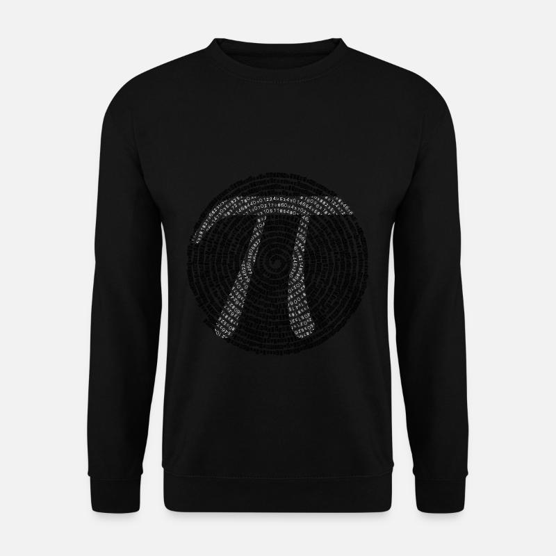 Pi Spirale - Mathematics - Unisex Sweatshirt - black