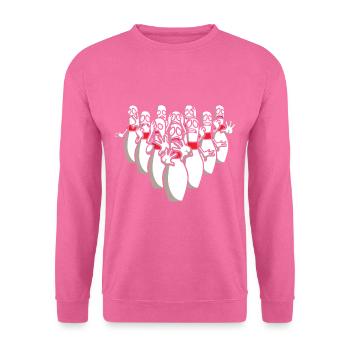 Bowling - Unisex Pullover - Pink - Vorne