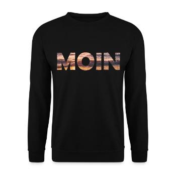 MOIN - Unisex Pullover - Schwarz - Vorne - Alina (178cm) & Michal (187cm)