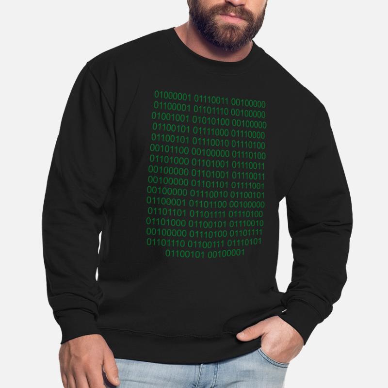 Binaire Code informatique Computer Nerd Sweat-shirt Unisexe