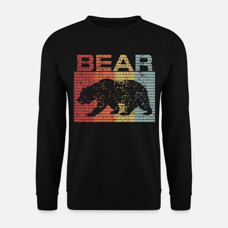 Bär - Unisex Pullover - Schwarz