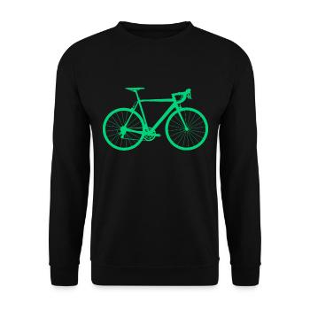 racer - Unisex Sweatshirt - black - Front - Alina (178cm) & Michal (187cm)