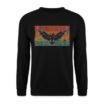 aigle - Sweat-shirt Unisexe - noir - Devant - Alina (178cm) & Michal (187cm)