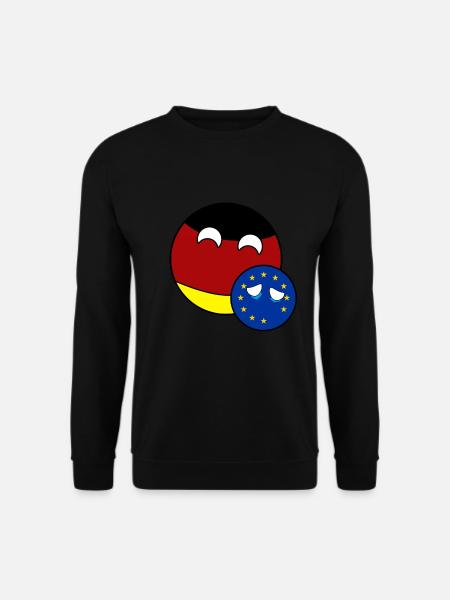 Countryball Germany EU - Brexit - Unisex Pullover - Schwarz