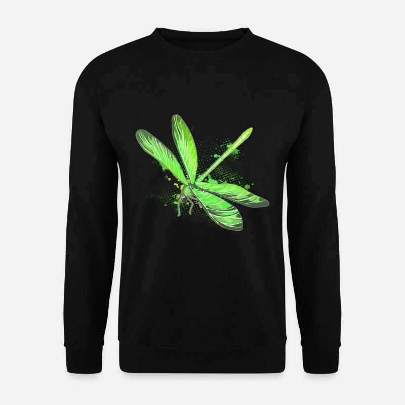 Libelle - Unisex Pullover - Schwarz