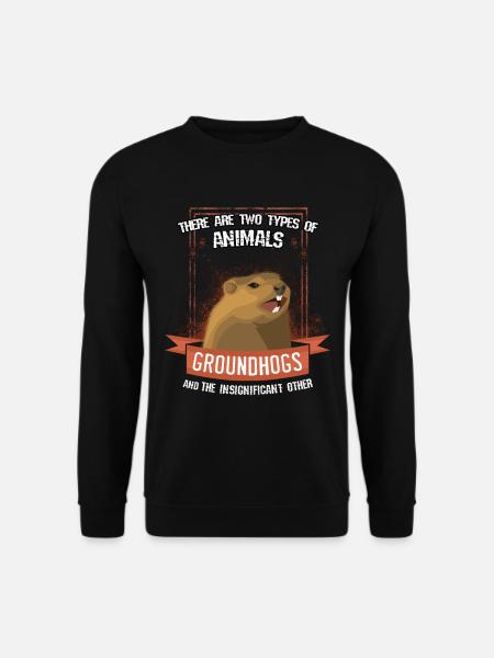 Murmeltiere - Unisex Pullover - Schwarz