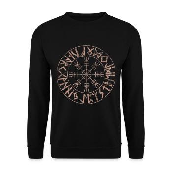 viking - Sweat-shirt Unisexe - noir - Devant - Alina (178cm) & Michal (187cm)