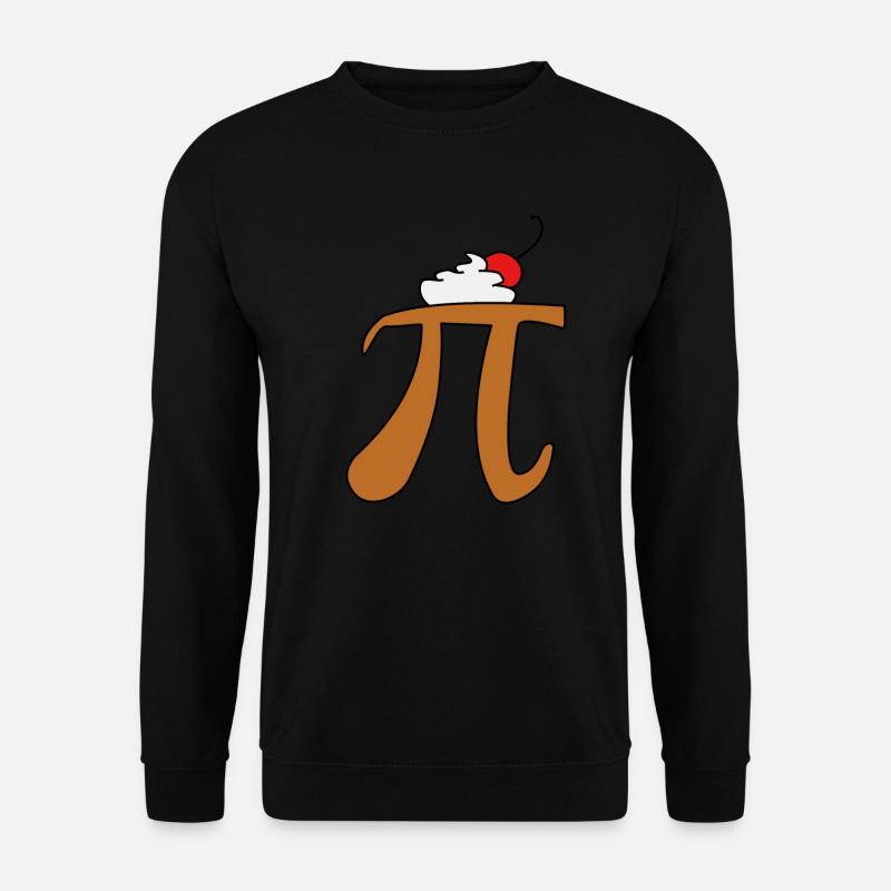 Pi - Pie - Math - Lustiges Design - Unisex Pullover - Schwarz
