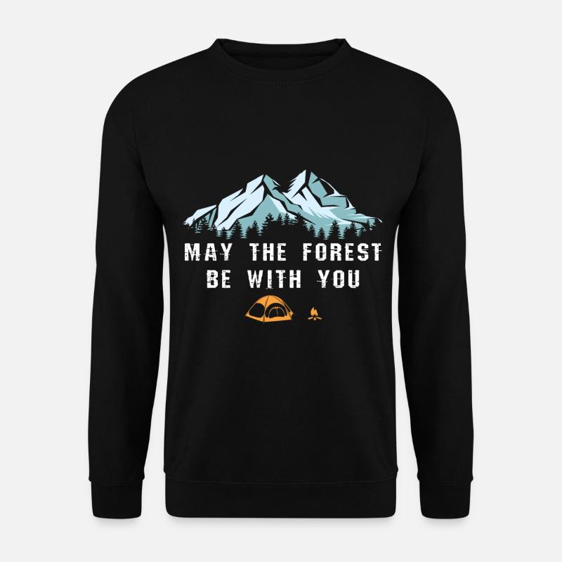 Camping wilderness - Unisex Sweatshirt - black