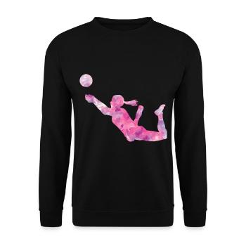 volley-ball - Sweat-shirt Unisexe - noir - Devant - Alina (178cm) & Michal (187cm)