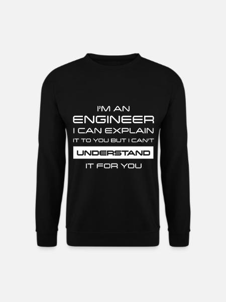 Engineer - Unisex Sweatshirt - black