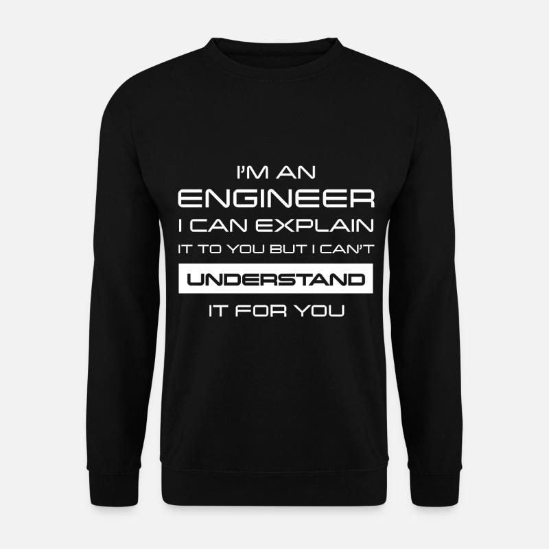 Engineer - Unisex Sweatshirt - black