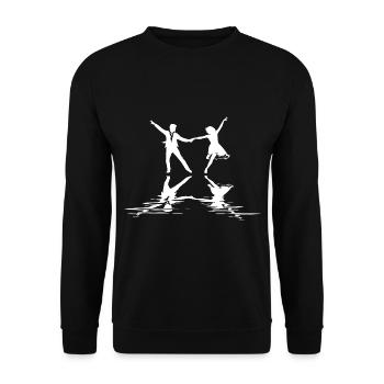 Swing Tanzpaar - Unisex Pullover - Schwarz - Vorne - Alina (178cm) & Michal (187cm)