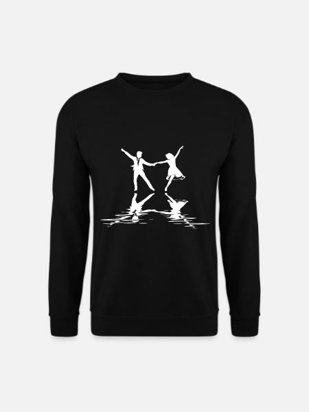 Swing dance couple - Unisex Sweatshirt - black