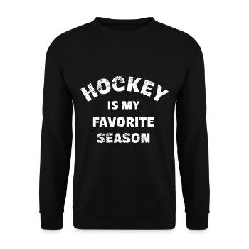 Hockey - Sweat-shirt Unisexe - noir - Devant - Alina (178cm) & Michal (187cm)