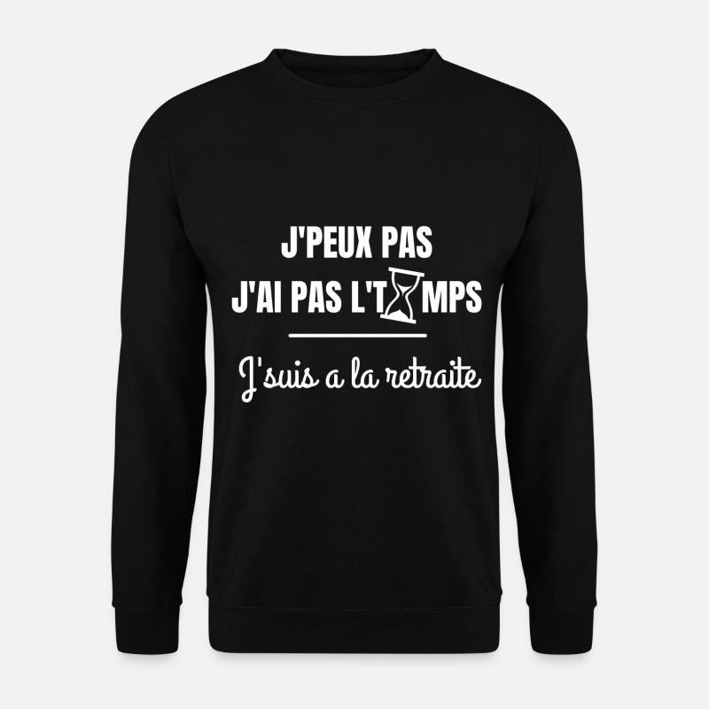 Retraite - Sweat-shirt Unisexe - noir