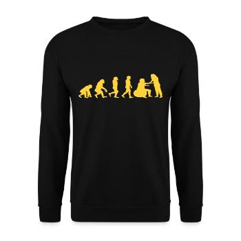Physiotherapy physio physiotherapist gift - Unisex Sweatshirt - black - Front - Alina (178cm) & Michal (187cm)