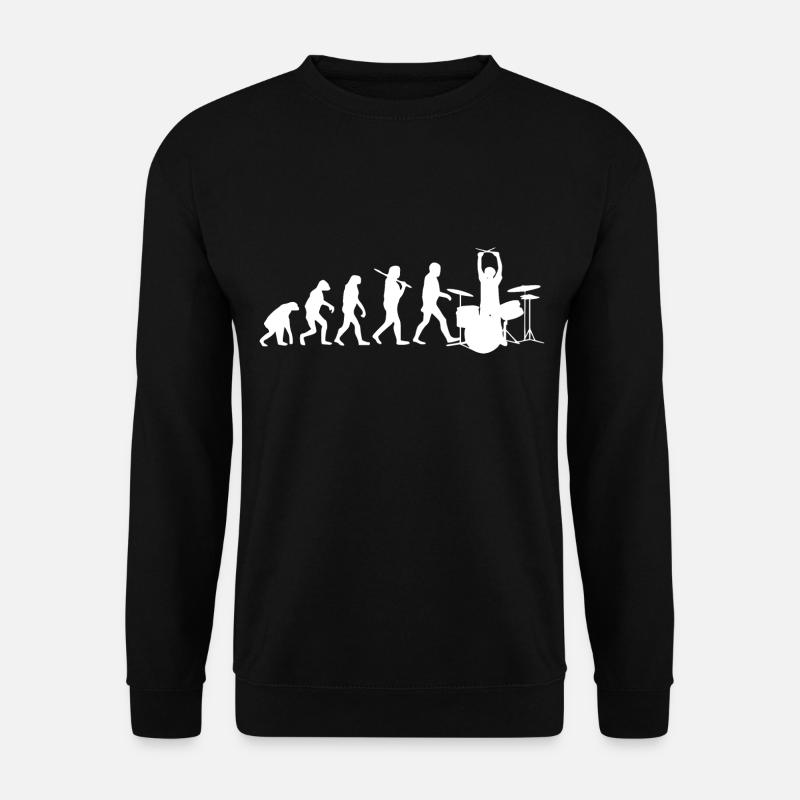 EVOLUTION - Batteur - Batterie - Sweat-shirt Unisexe - noir