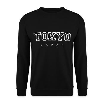 TOKYO - Japan - Travel - Unisex Sweatshirt - black - Front - Alina (178cm) & Michal (187cm)