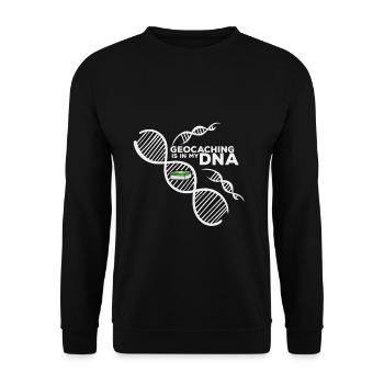 Geocaching - Unisex Pullover - Schwarz - Vorne - Alina (178cm) & Michal (187cm)