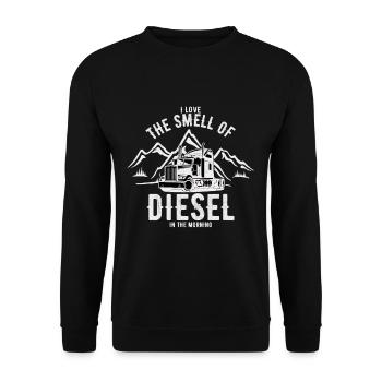 Chauffeur de camion - Sweat-shirt Unisexe - noir - Devant - Alina (178cm) & Michal (187cm)