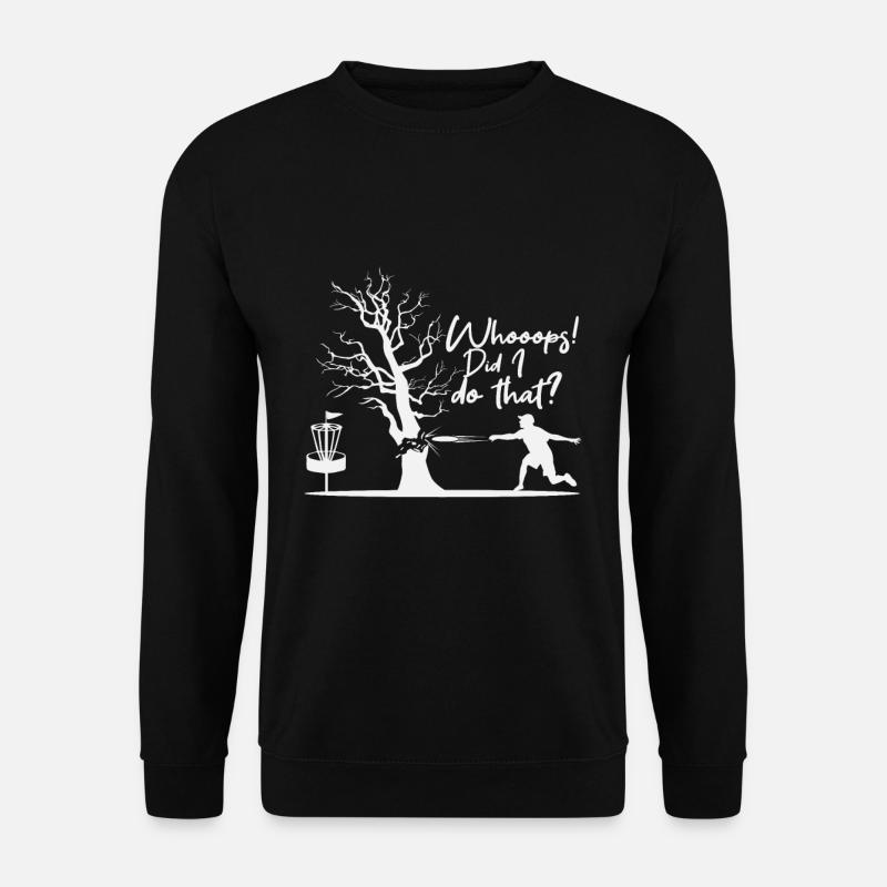 Frisbeesportspiel Abwurf Tee Frisbee Korb Geschenk - Unisex Pullover - Schwarz