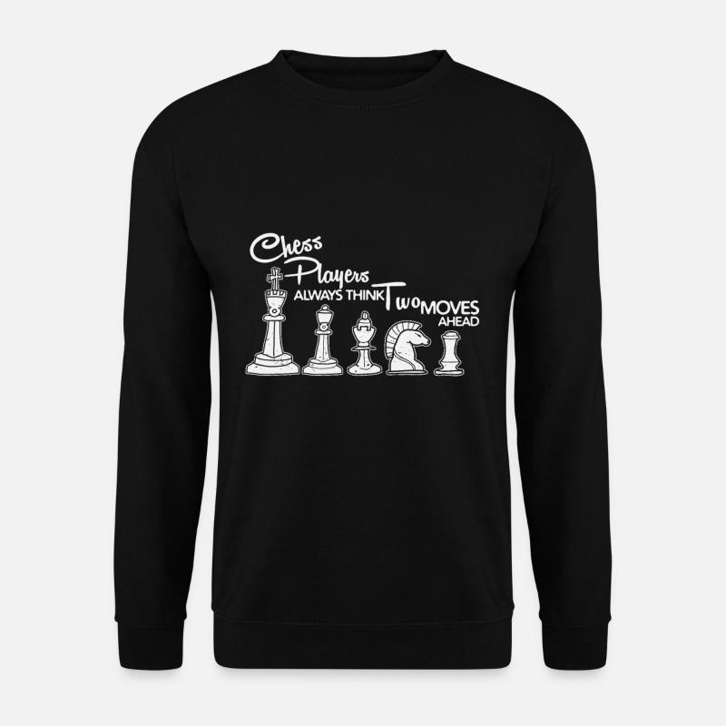 Schach Schachspiel Brettspiel Sport Hobby Geschenk - Unisex Pullover - Schwarz