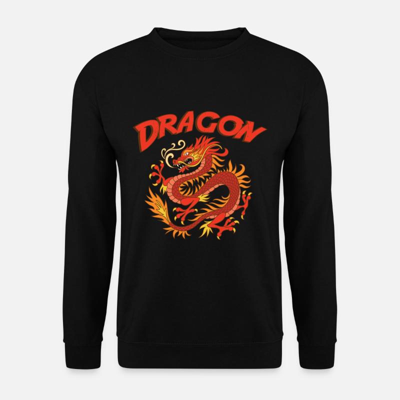 dragon - Unisex Sweatshirt - black