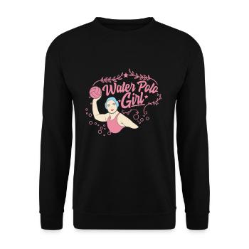 Water-polo - Sweat-shirt Unisexe - noir - Devant - Alina (178cm) & Michal (187cm)