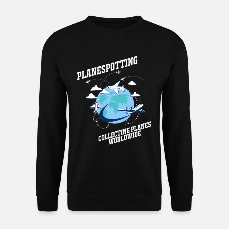 Planespotting - Sweat-shirt Unisexe - noir