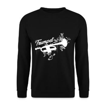 trumpeter - Unisex Sweatshirt - black - Front - Alina (178cm) & Michal (187cm)