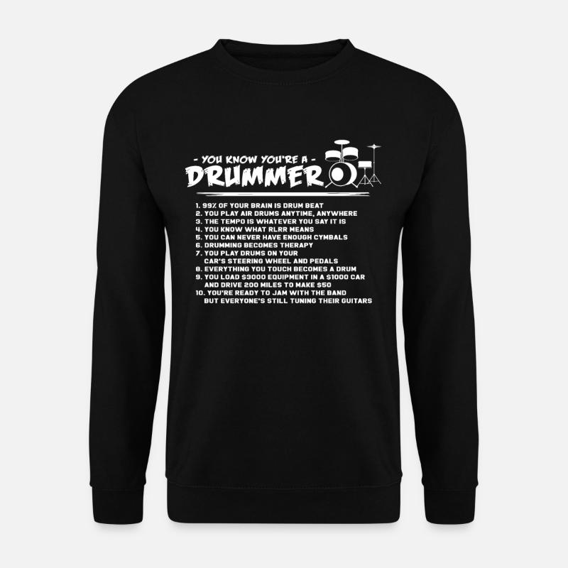 drummer - Unisex Sweatshirt - black