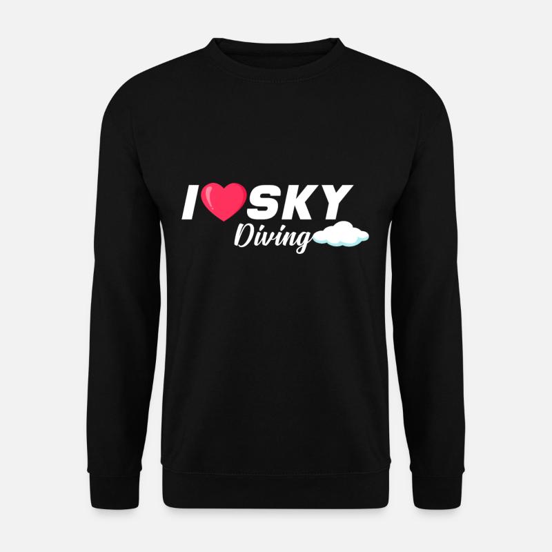 Skydiver - Unisex Pullover - Schwarz