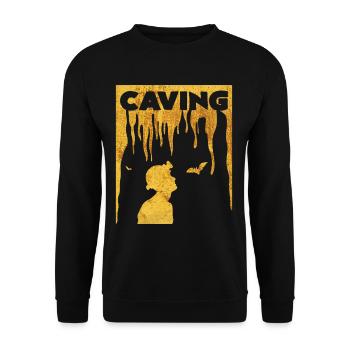 Spéléologie - Sweat-shirt Unisexe - noir - Devant - Alina (178cm) & Michal (187cm)