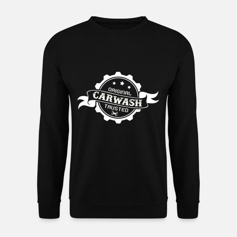 Original Autowäsche Auto Waschen Waschanlage Idee - Unisex Pullover - Schwarz
