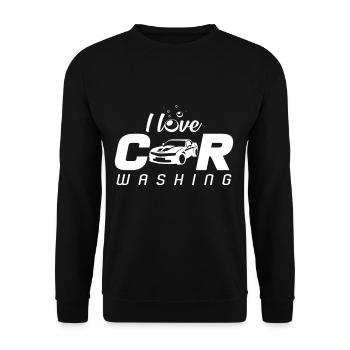 Auto - Unisex Pullover - Schwarz - Vorne - Alina (178cm) & Michal (187cm)