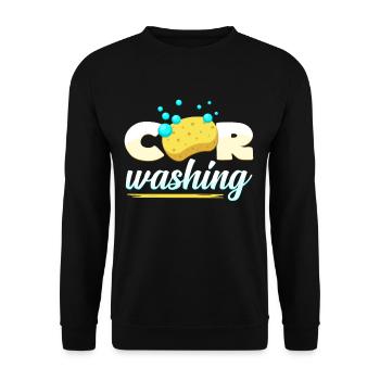Entretien du véhicule de lavage de voiture - Sweat-shirt Unisexe - noir - Devant - Alina (178cm) & Michal (187cm)