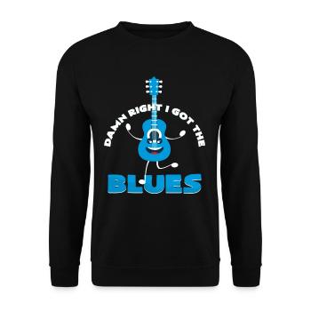 Blues - Unisex Pullover - Schwarz - Vorne - Alina (178cm) & Michal (187cm)